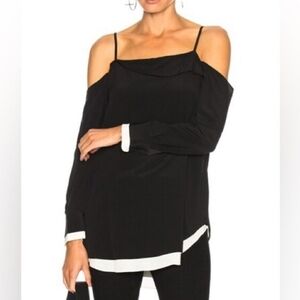rag & bone, S,Black Top with White Trim